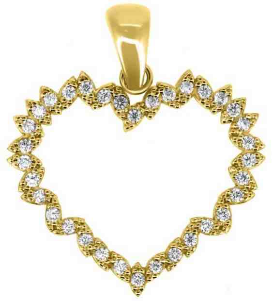 Brilio Třpytivý přívěsek ze žlutého zlata PENT023_AU_Y + 2 měsíce na vrácení zboží