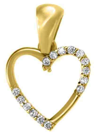 Brilio Něžný přívěsek ze žlutého zlata PENT028_AU_Y + 2 měsíce na vrácení zboží