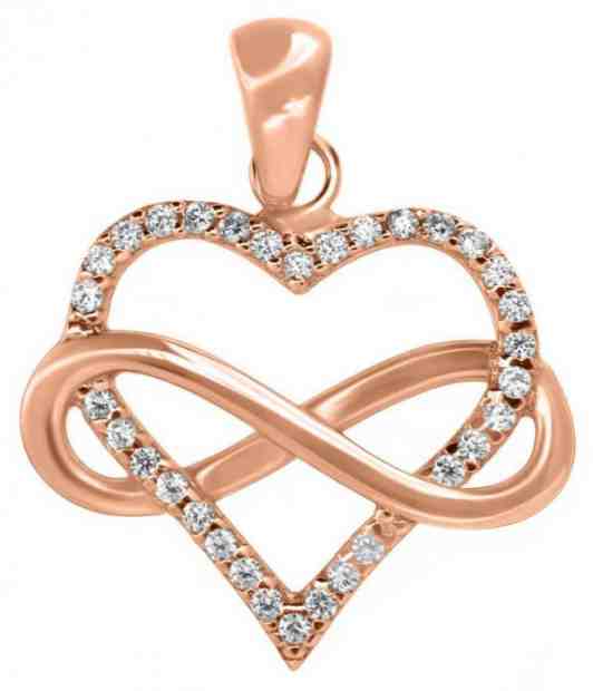 Brilio Nádherný přívěsek z růžového zlata PENT242_AU_R + 2 měsíce na vrácení zboží