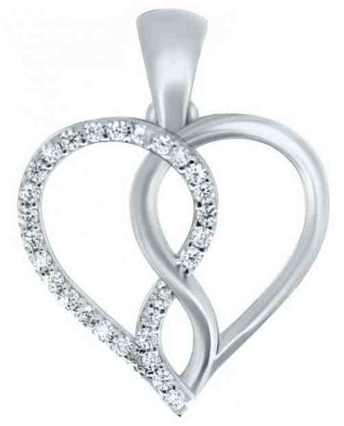 Brilio Romantický přívěsek z bílého zlata PENT243_AU_W + 2 měsíce na vrácení zboží