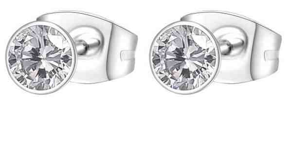 Brosway Třpytivé ocelové náušnice s krystaly Chakra BHKE048 + 2 měsíce na vrácení zboží