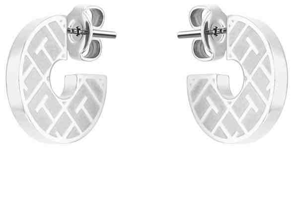 Tommy Hilfiger Netradiční kruhové náušnice z oceli 2780480 + 2 měsíce na vrácení zboží