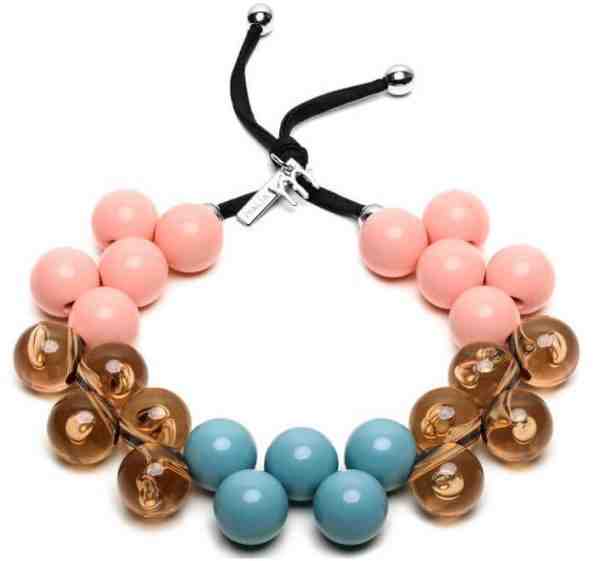 #ballsmania Originální náhrdelník C206SEAS-024 - Rosa Fiore - Beige Transparente - Verde Beryl + 2 měsíce na vrácení zboží