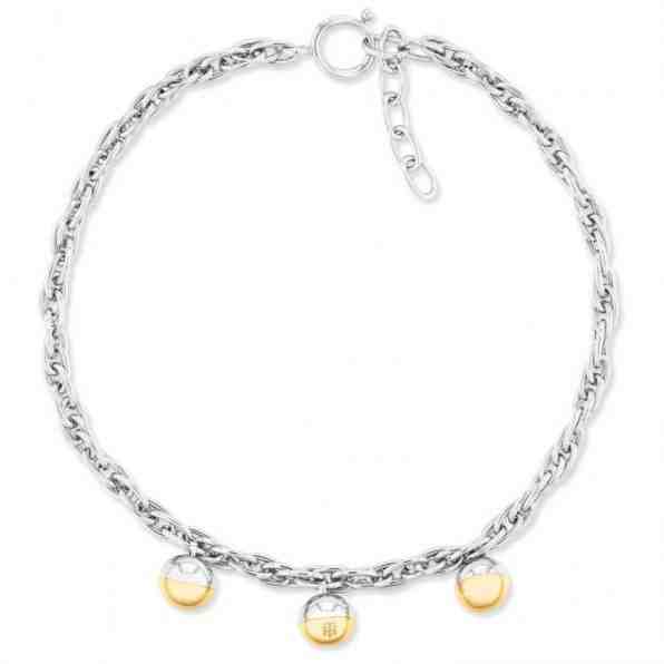 Tommy Hilfiger Stylový bicolor náhrdelník s přívěsky 2780486 + 2 měsíce na vrácení zboží