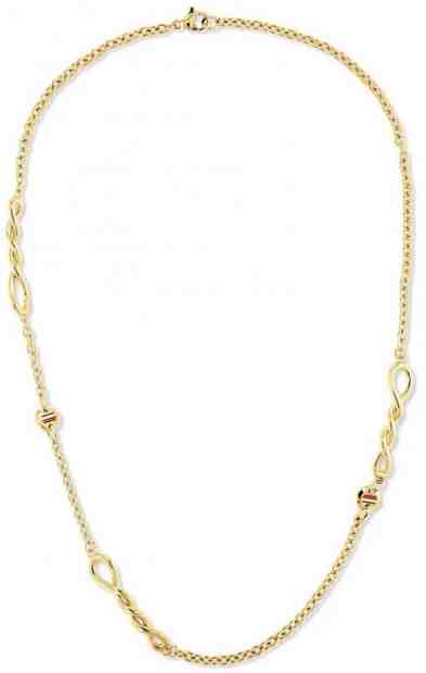 Tommy Hilfiger Luxusní pozlacený náhrdelník z oceli 2780514 + 2 měsíce na vrácení zboží
