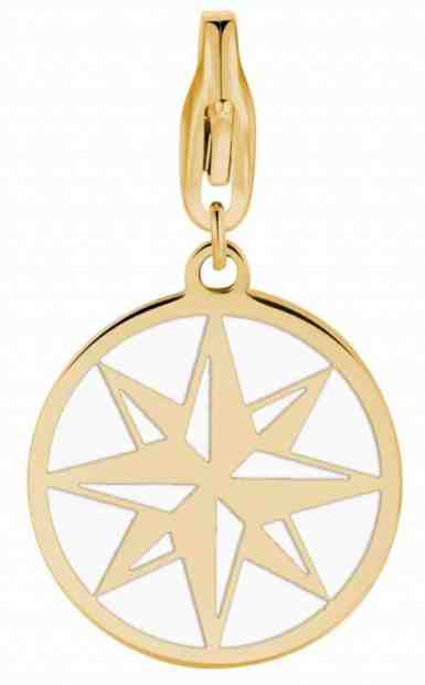 S`Agapõ Pozlacený přívěsek Větrná ružice Happy SHA308 + 2 měsíce na vrácení zboží