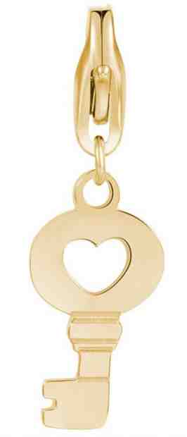 S`Agapõ Pozlacený přívěsek Klíč Happy SHA294 + 2 měsíce na vrácení zboží
