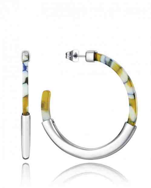 Viceroy Ocelové kruhové náušnice Kiss 75117E01000 + 2 měsíce na vrácení zboží