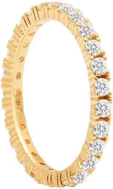 PDPAOLA Třpytivý pozlacený prsten se zirkony NAOMI Gold AN01-144 52 mm + 2 měsíce na vrácení zboží