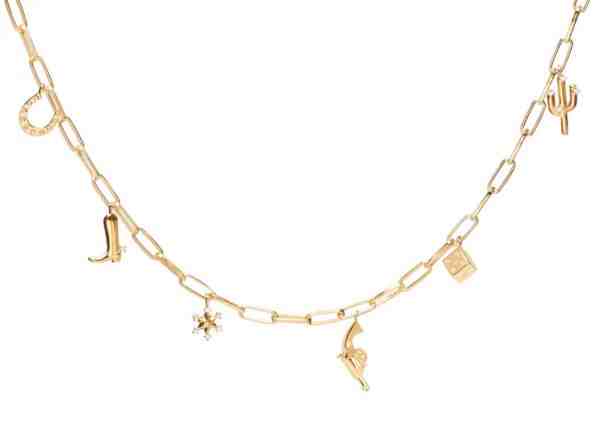 PDPAOLA Hravý pozlacený náhrdelník s přívěsky ARIZONA Gold CO01-172-U + 2 měsíce na vrácení zboží