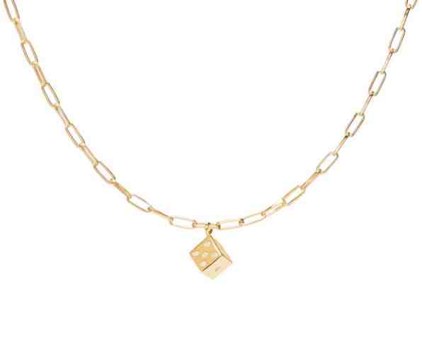 PDPAOLA Originální pozlacený náhrdelník PLAYER Gold CO01-173-U + 2 měsíce na vrácení zboží