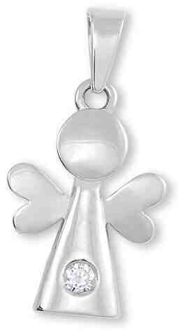 Brilio Silver Něžný stříbrný přívěsek Andělíček 446 001 00415 04 + 2 měsíce na vrácení zboží