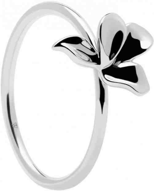 PDPAOLA Něžný stříbrný prsten NARCISE Gold AN02-182 52 mm + 2 měsíce na vrácení zboží