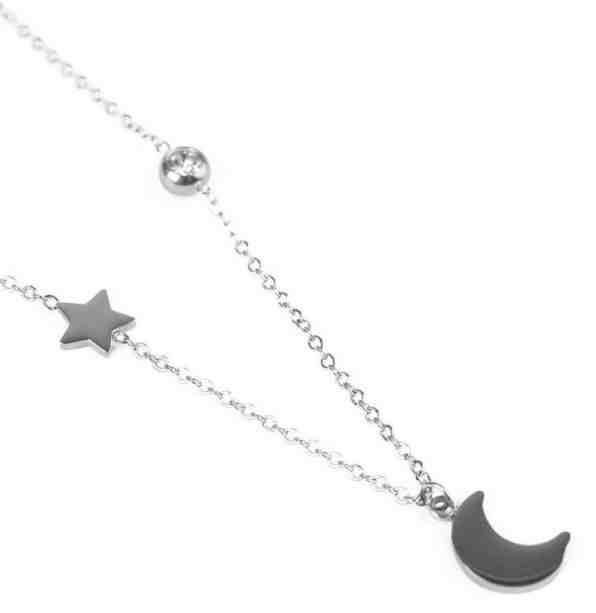 Vuch Elegantní ocelový náhrdelník Infinity Silver + 2 měsíce na vrácení zboží