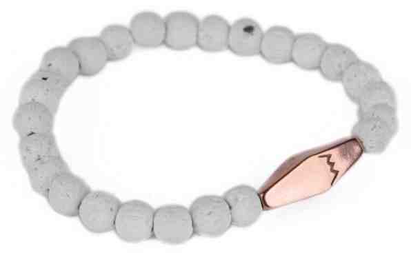 Vuch Slušivý náramek z lávového kamene Thea S ( 16 - 17 cm) + 2 měsíce na vrácení zboží