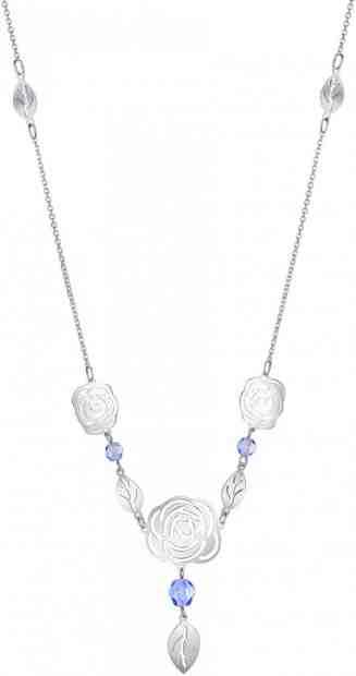 Praqia Hravý květinový náhrdelník ze stříbra Rose N6278_RH + 2 měsíce na vrácení zboží
