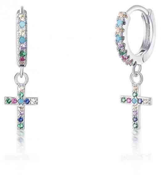 JVD Originální kruhové náušnice s přívěsky SVLE0935XF6BA00 + 2 měsíce na vrácení zboží