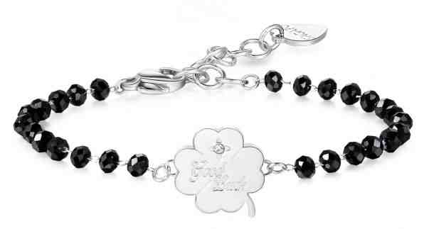 S`Agapõ Ocelový náramek Good Luck Be My Always SBML04 + 2 měsíce na vrácení zboží