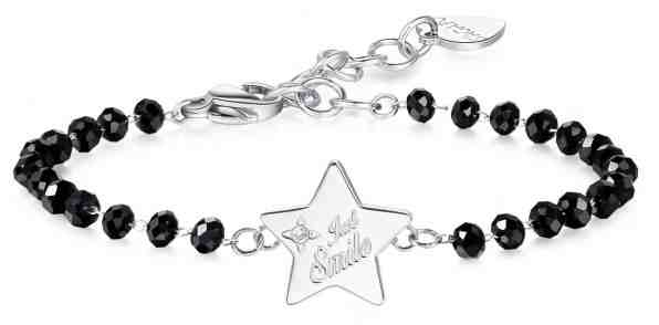 S`Agapõ Ocelový náramek Just Smile Be My Always SBML02 + 2 měsíce na vrácení zboží