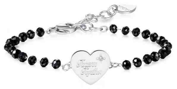 S`Agapõ Ocelový náramek Forever Together Be My Always SBML01 + 2 měsíce na vrácení zboží