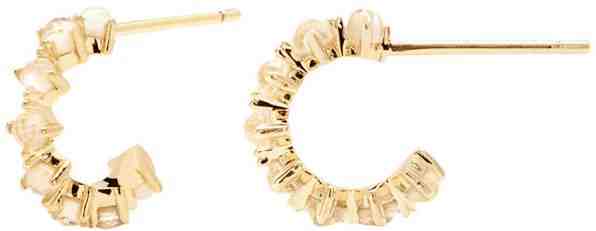 PDPAOLA Půvabné kruhové náušnice se zirkony LADY BIRD AR01-099-U + 2 měsíce na vrácení zboží