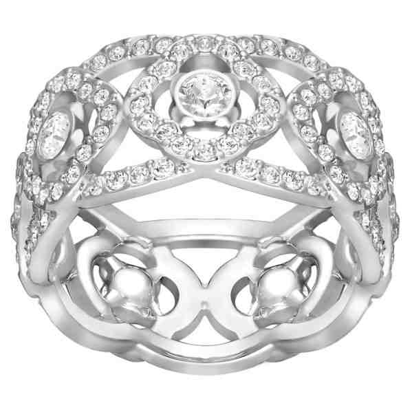 Swarovski Masivní prsten s krystaly Swarovski Daylight 5184571 52 mm + 2 měsíce na vrácení zboží