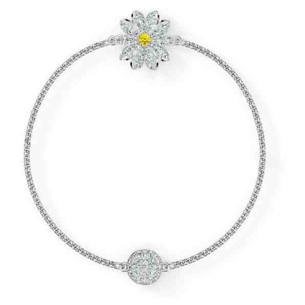 Swarovski Půvabný květinový náramek Flower Strand 5544039 18 cm + 2 měsíce na vrácení zboží