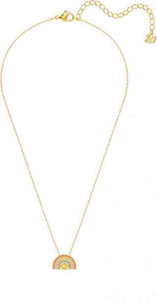 Swarovski Třpytivý pozlacený náhrdelník Slunce Remix 5538117 + 2 měsíce na vrácení zboží