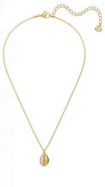 Swarovski Pozlacený náhrdelník s přívěskem ve tvaru mušle Shell 5537917, 5522886 + 2 měsíce na vrácení zboží