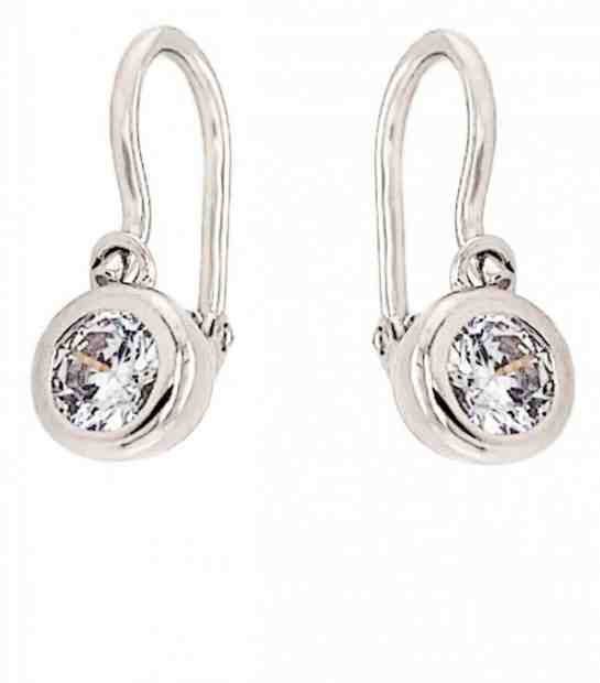 MOISS Něžné stříbrné náušnice s čirými zirkony E0000613 + 2 měsíce na vrácení zboží