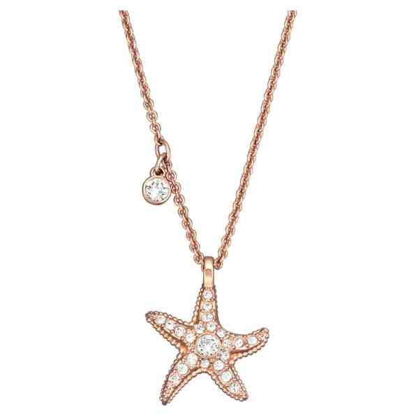 Swarovski Stylový bronzový náhrdelník Fashion Jewelry 5371155 (řetízek, přívěsek) + 2 měsíce na vrácení zboží