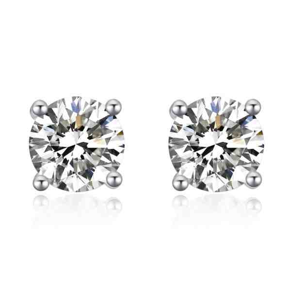 MOISS Půvabné peckové náušnice se zirkony E000143 0,5 cm + 2 měsíce na vrácení zboží