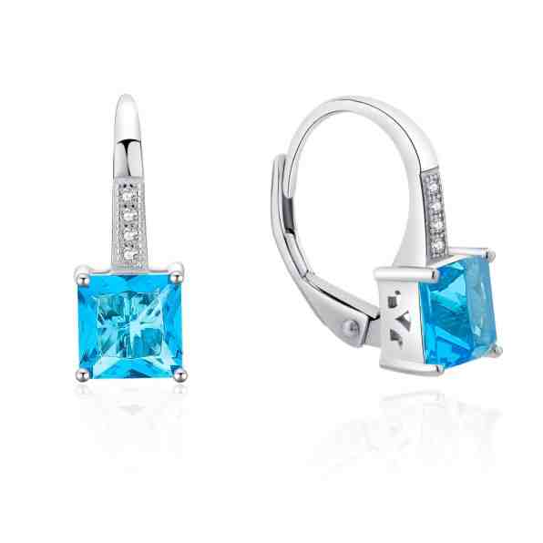 MOISS Originální stříbrné náušnice se zirkony E0000666 + 2 měsíce na vrácení zboží