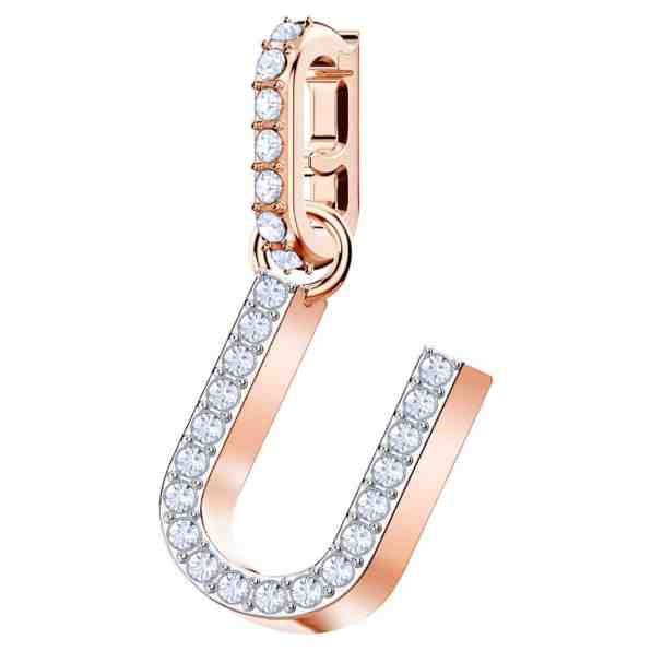 Swarovski Růžově zlacený přívěsek U Remix 5437608 + 2 měsíce na vrácení zboží