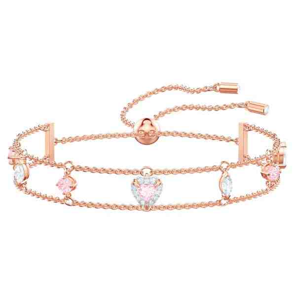 Swarovski Romantický bronzový náramek s krystaly One 5492243 + 2 měsíce na vrácení zboží