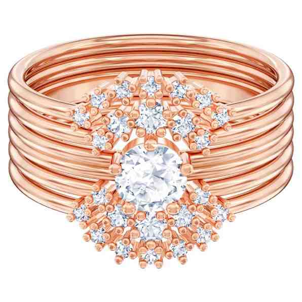 Swarovski Oslnivý bronzový prsten s krystaly Moonsun 5486811 55 mm + 2 měsíce na vrácení zboží