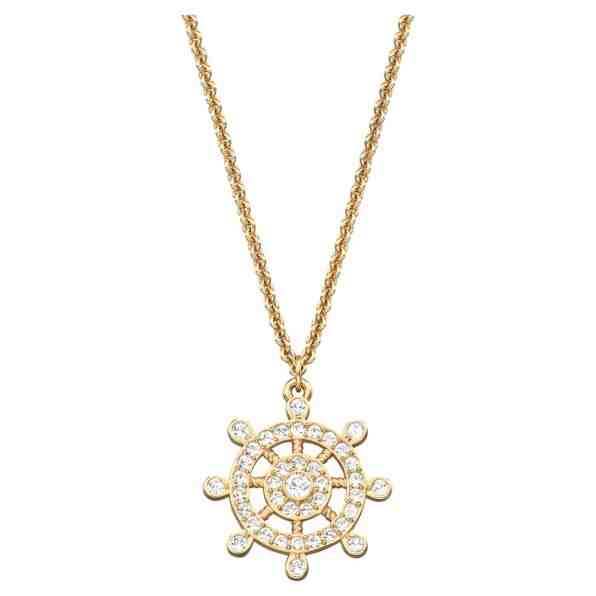 Swarovski Módní náhrdelník s přívěskem kormidla Ocean 5465943 + 2 měsíce na vrácení zboží