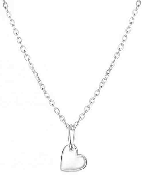 Praqia Originální stříbrný náhrdelník Small love KO6329_BR030_40_RH (řetízek, přívěsek) + 2 měsíce na vrácení zboží