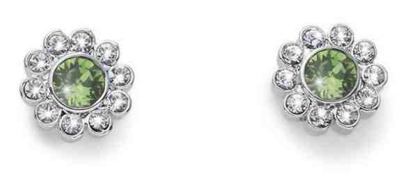 Oliver Weber Něžné náušnice pecky s krystaly Swarovski Flowy 22822 238 + 2 měsíce na vrácení zboží
