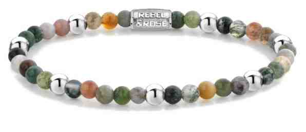 Rebel&Rose Barevný korálkový náramek Indian Summer RR-40084-S 16,5 cm - S + 2 měsíce na vrácení zboží