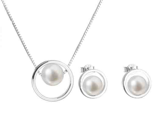 Evolution Group Elegantní zvýhodněná souprava šperků Pavona 22025.1, 21041.1 (řetízek, přívěsek, náušnice) + 2 měsíce na vrácení zboží