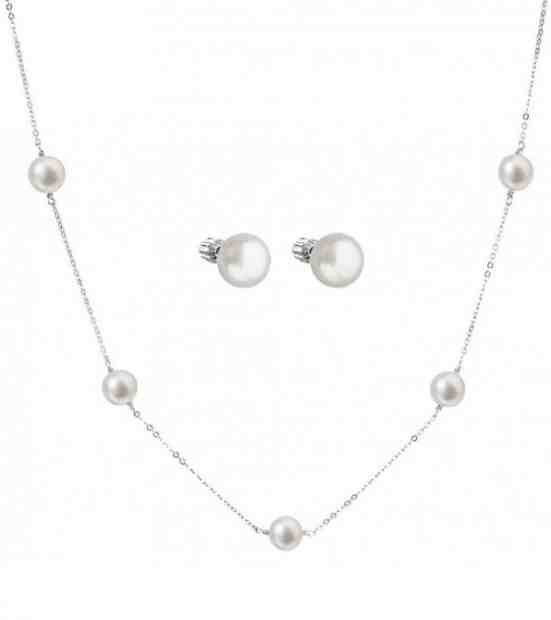 Evolution Group Elegantní zvýhodněná souprava šperků Pavona 21004.1, 22015.1 (náhrdelník, náušnice) + 2 měsíce na vrácení zboží