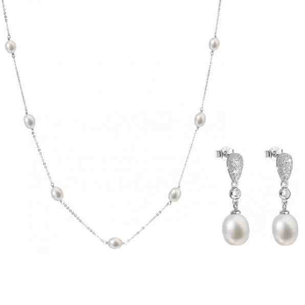 Evolution Group Půvabná zvýhodněná souprava šperků Pavona 22016.1, 21040.1 (náhrdelník, náušnice) + 2 měsíce na vrácení zboží