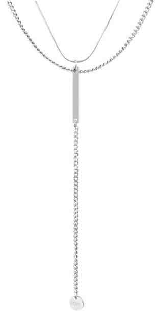 Troli Elegantní dvojitý ocelový náhrdelník VGX1760S + 2 měsíce na vrácení zboží