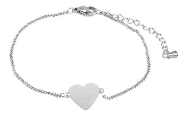 Troli Jemný ocelový náramek se srdíčkem VCBW013S + 2 měsíce na vrácení zboží