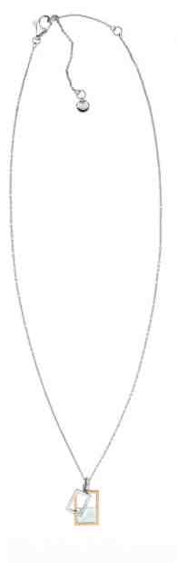 Skagen Elegantní ocelový náhrdelník s perletí a krystaly Agnethe SKJ1430998 + 2 měsíce na vrácení zboží