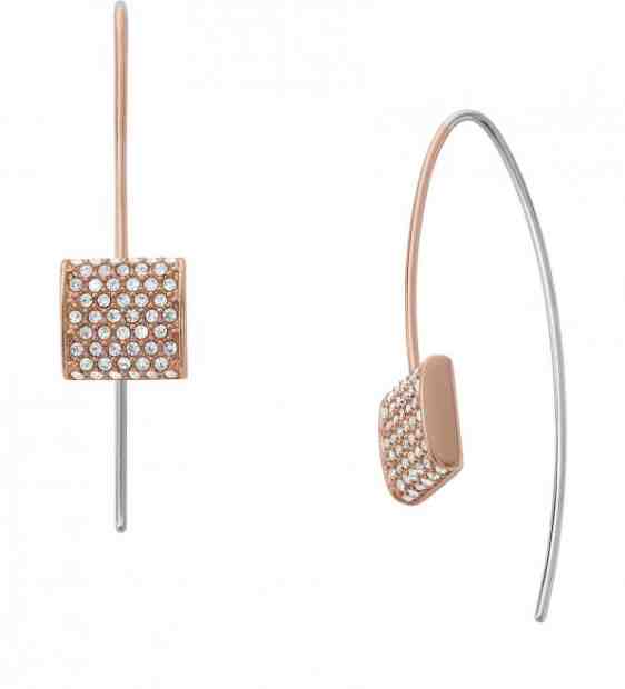 Skagen Luxusní bicolor náušnice s krystaly Elin SKJ1402791 + 2 měsíce na vrácení zboží