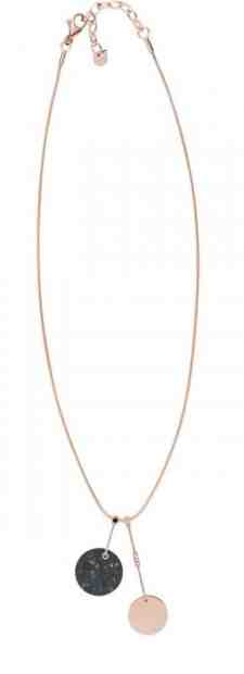 Skagen Půvabný bronzový náhrdelník s mramorem a krystaly Ellen SKJ1373791 + 2 měsíce na vrácení zboží