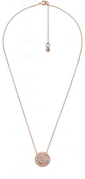 Michael Kors Luxusní bronzový náhrdelník se zirkony MKC1389AN791 + 2 měsíce na vrácení zboží