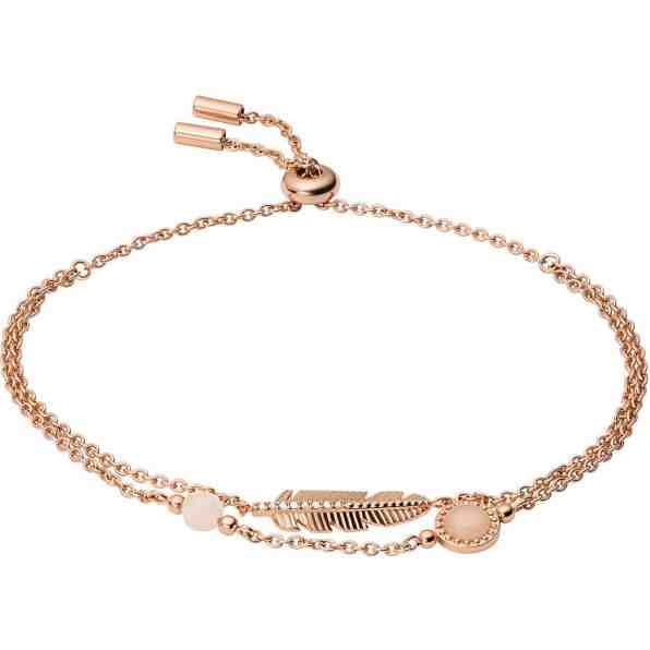 Fossil Bronzový dvojitý náramek Classics JF03669791 + 2 měsíce na vrácení zboží